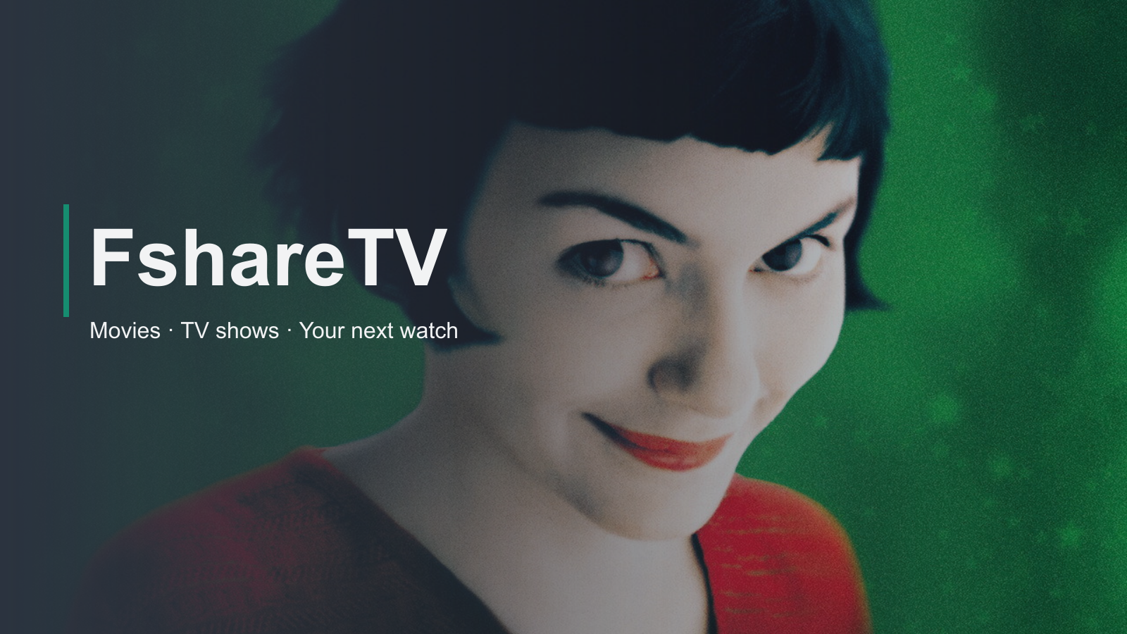FshareTV movies and subtitle guides, with Amélie film artwork